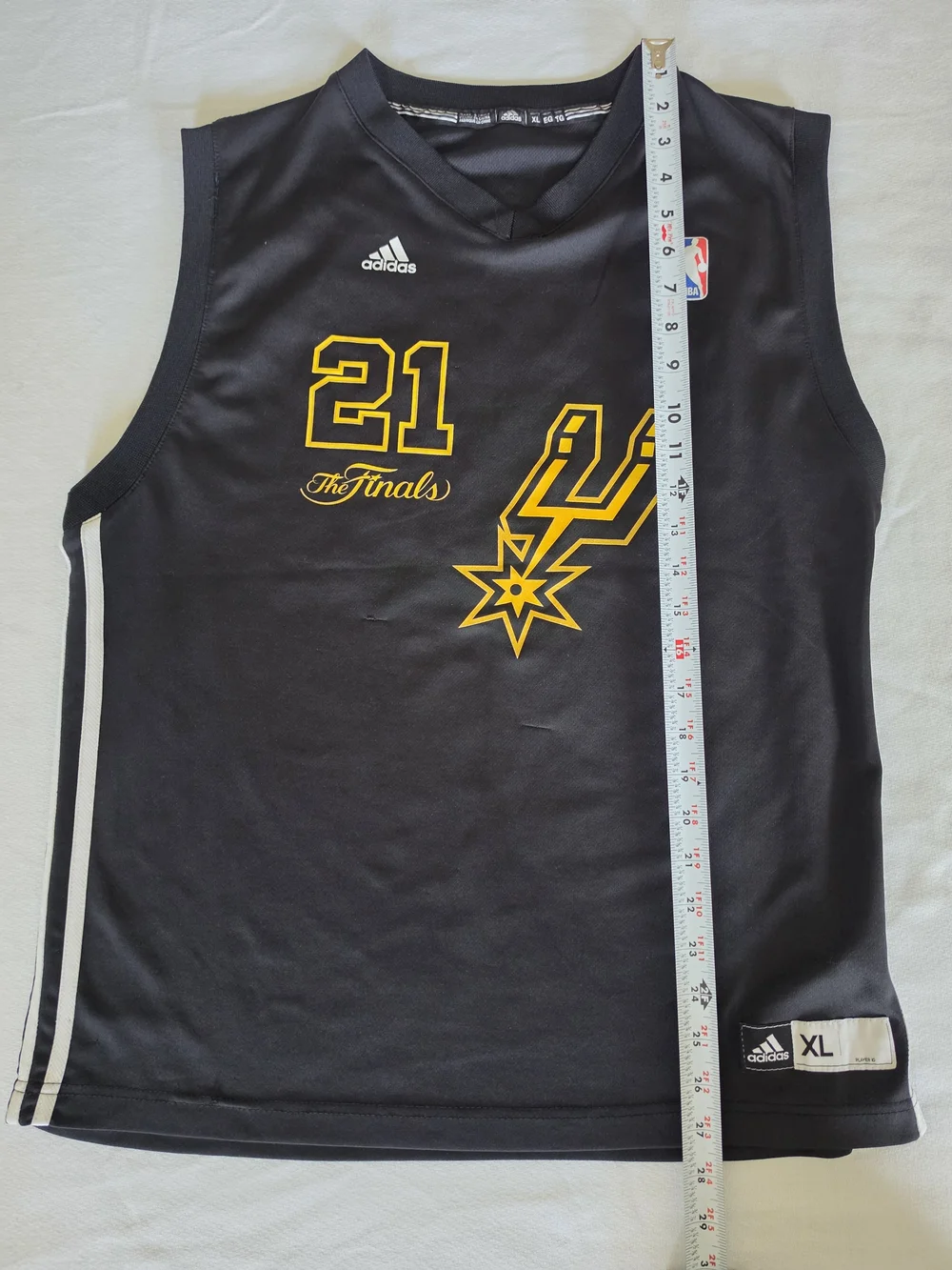 Tim Duncan #21 Adidas SA Spurs 2013 NBA Finals Edition Commemorative Jersey Adu